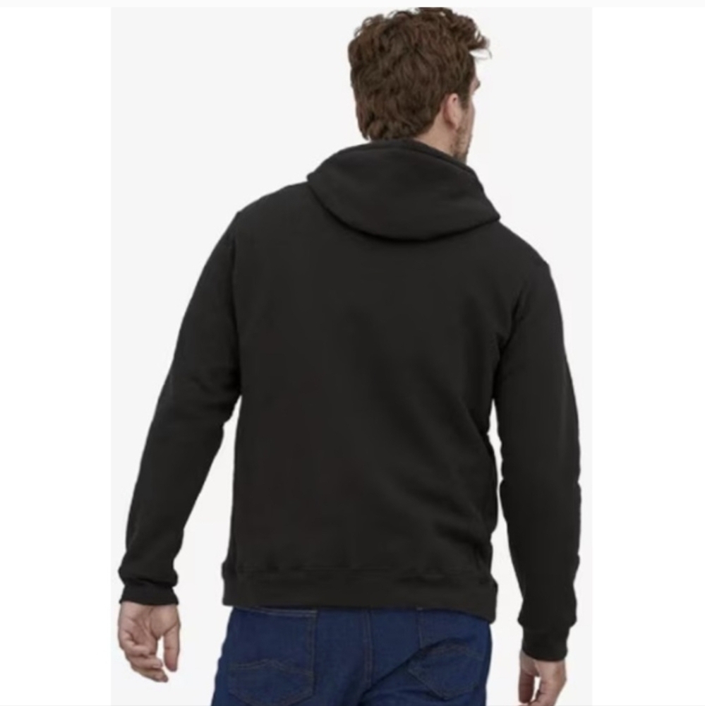 Patagonia Fitz Roy Horizons Uprisal Hooded Sweatshirt Size Small Black 39583 EUC - Picture 3 of 7